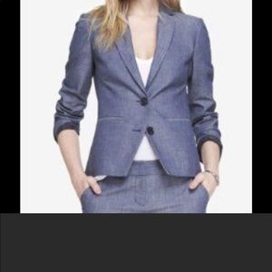 Express Chambray Blazer